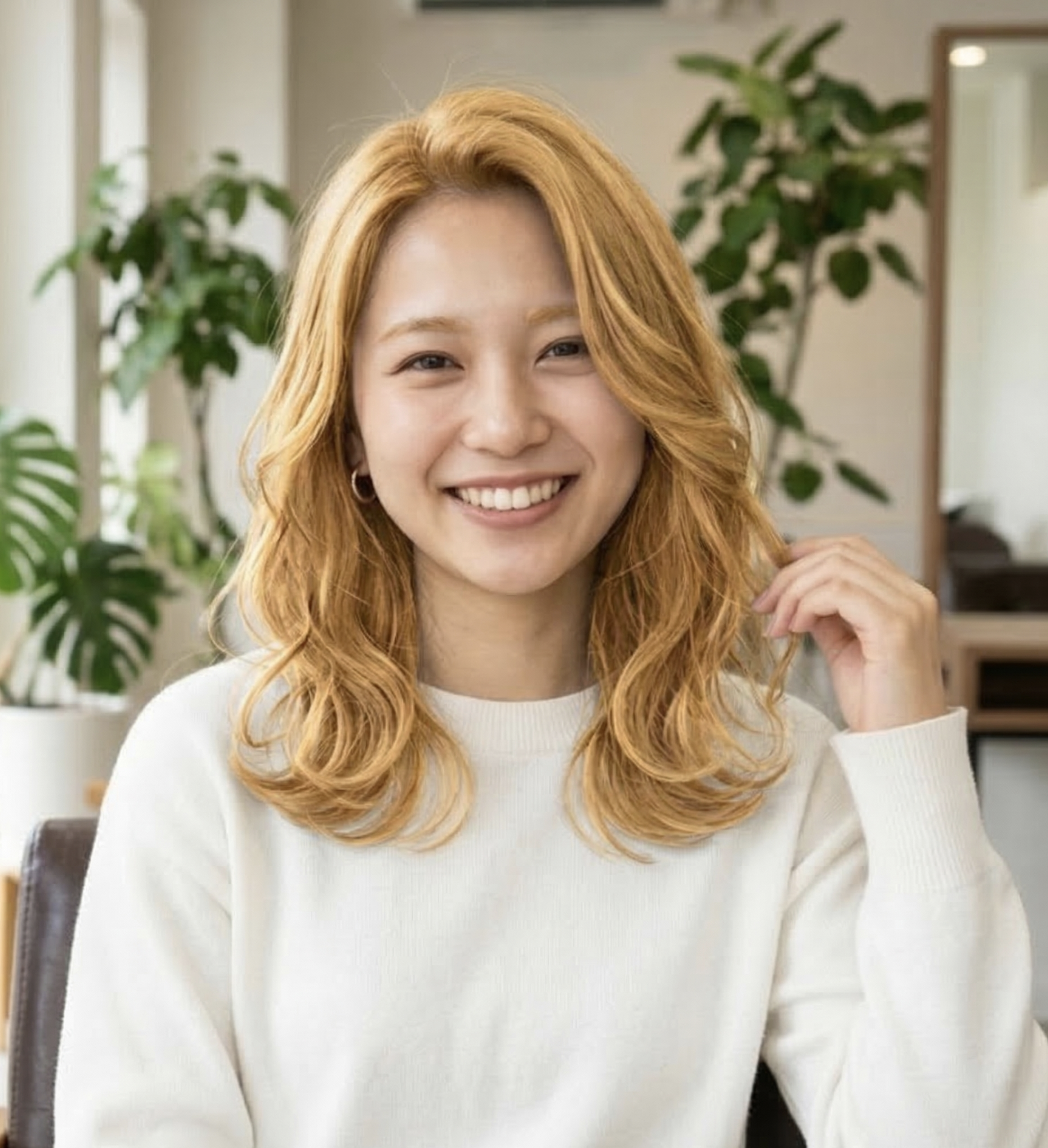 After: 金髪に変更